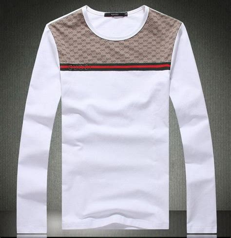 gucci white shirt long sleeve|cheap Gucci long sleeve shirts.